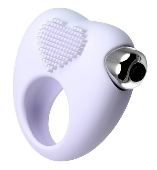 Белое виброкольцо для продления полового акта JOS MOYS Белое виброкольцо для продления полового акта JOS MOYS