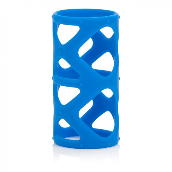 Набор насадок на пенис голубого цвета Posh Silicone Lovers Cages