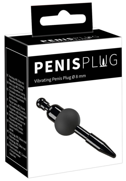 Черный уретральный вибростимулятор Vibrating Penis Plug Черный уретральный вибростимулятор Vibrating Penis Plug
