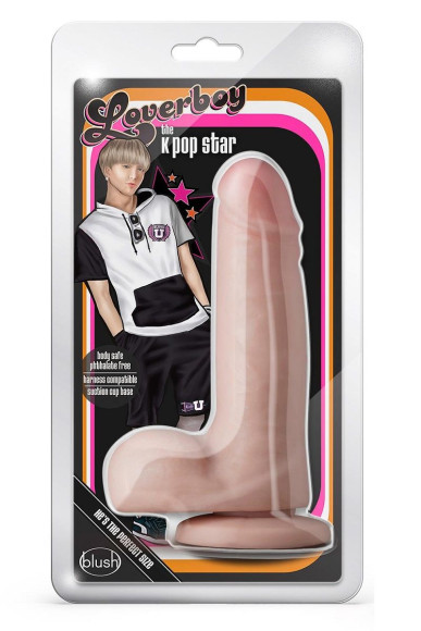 Телесный фаллоимитатор K Pop Star - 18,5 см. Телесный фаллоимитатор K Pop Star - 18,5 см.