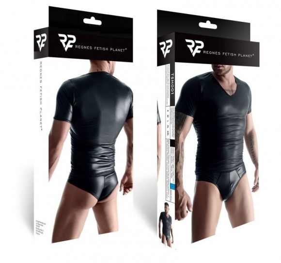 Мужская футболка с эффектом wetlook