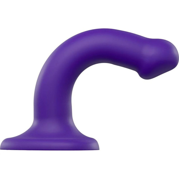 Фиолетовый фаллоимитатор-насадка Strap-On-Me Dildo Dual Density size S - 17 см. Фиолетовый фаллоимитатор-насадка Strap-On-Me Dildo Dual Density size S - 17 см.