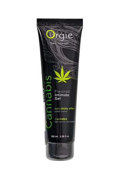 Интимный гель на водной основе Orgie Lube Tube Cannabis - 100 мл. Интимный гель на водной основе Orgie Lube Tube Cannabis - 100 мл.
