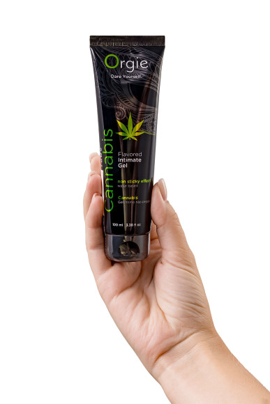 Интимный гель на водной основе Orgie Lube Tube Cannabis - 100 мл. Интимный гель на водной основе Orgie Lube Tube Cannabis - 100 мл.