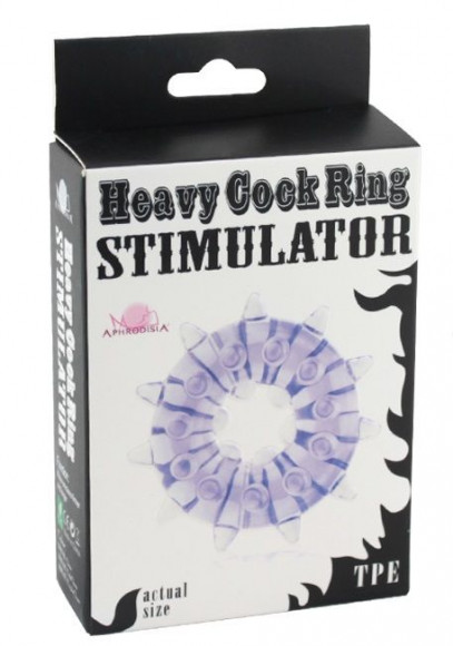 Розовое кольцо на пенис Heavy Cock Ring Stimulator