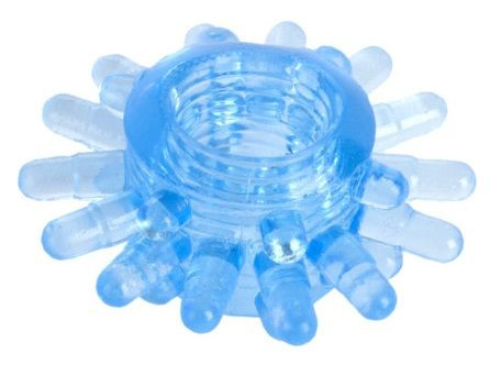 Голубая гелевая насадка с шипиками Голубая гелевая насадка с шипиками