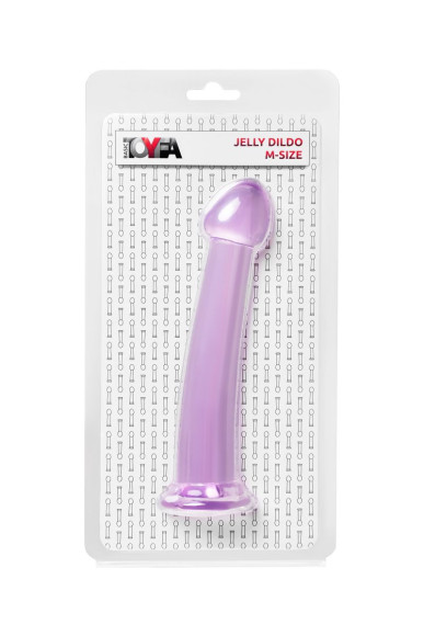 Фиолетовый фаллоимитатор Jelly Dildo M - 18 см. Фиолетовый фаллоимитатор Jelly Dildo M - 18 см.