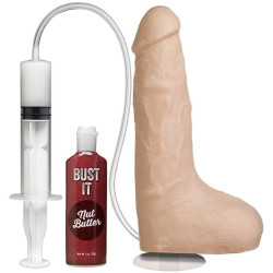 Телесный фаллоимитатор с имитацией семяизвержения Bust It Squirting Realistic Cock - 23,36 см. Телесный фаллоимитатор с имитацией семяизвержения Bust It Squirting Realistic Cock - 23,36 см.
