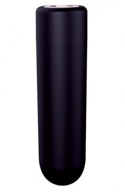 Черная перезаряжаемая вибропуля Power Bullet Черная перезаряжаемая вибропуля Power Bullet