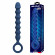 Синяя анальная цепочка - 28,5 см.