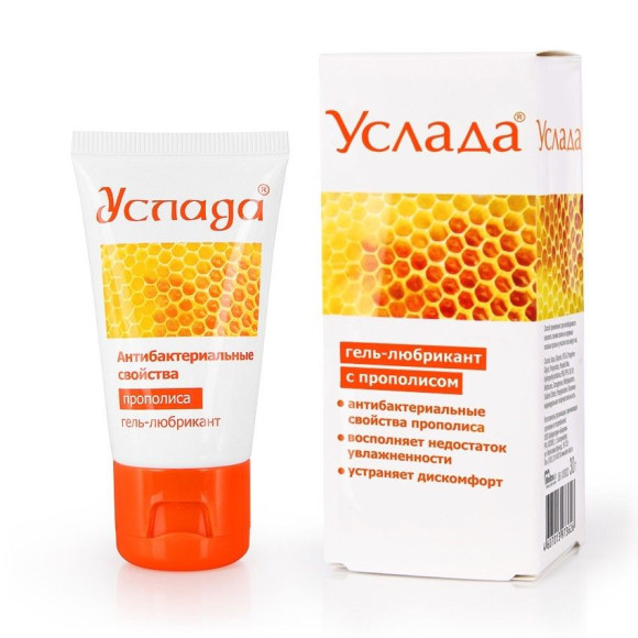 Гель-лубрикант Услада с прополисом - 30 гр. Гель-лубрикант Услада с прополисом - 30 гр.