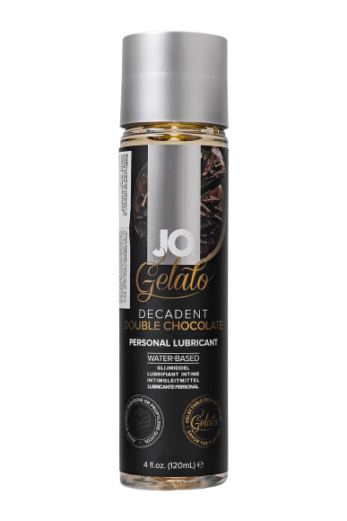 Лубрикант с ароматом шоколада JO GELATO DECADENT DOUBLE CHOCOLATE - 120 мл. Лубрикант с ароматом шоколада JO GELATO DECADENT DOUBLE CHOCOLATE - 120 мл.