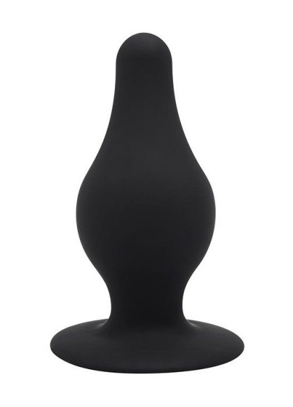 Черный анальный стимулятор DUAL DENSITY PLEASURE PLUG L - 10,2 см. Черный анальный стимулятор DUAL DENSITY PLEASURE PLUG L - 10,2 см.