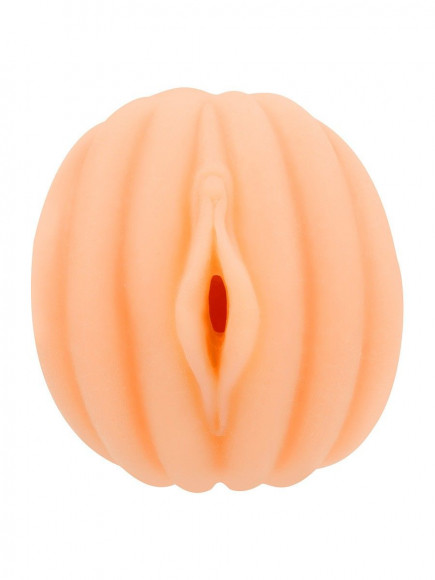 Эластичный мастурбатор в виде вагины телесного цвета