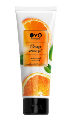 Лубрикант на водной основе OYO Aroma Gel Orange с ароматом апельсина - 75 мл. Лубрикант на водной основе OYO Aroma Gel Orange с ароматом апельсина - 75 мл.