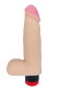 Фаллоимитатор с мошонкой и вибрацией - 20,7 см. Фаллоимитатор с мошонкой и вибрацией - 20,7 см.