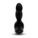 Черный анальный стимулятор с вращением и вибрацией 360 Plug - 13 см.