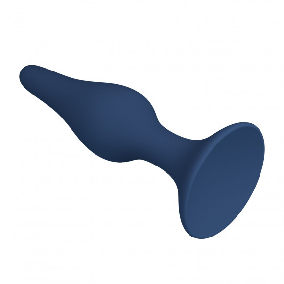 Синяя анальная пробка Slim Anal Plug XL - 15,4 см.