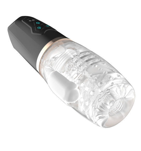 Автоматический мастурбатор с функциями вибрации и всасывания Автоматический мастурбатор с функциями вибрации и всасывания