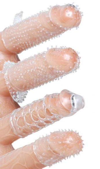 Набор из 4 насадок на член Pleasured Penis Enhancement Sleeve 4 Pack Набор из 4 насадок на член Pleasured Penis Enhancement Sleeve 4 Pack