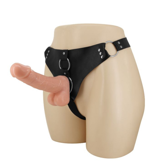 Женский страпон изогнутой формы - 18,3 см. Женский страпон изогнутой формы - 18,3 см.