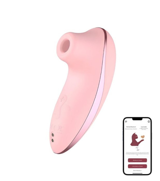 Вакуумный стимулятор клитора Hiba с функцией нагрева и управлением через приложение Вакуумный стимулятор клитора Hiba с функцией нагрева и управлением через приложение