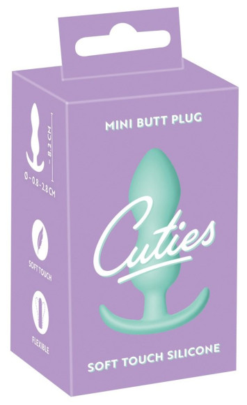 Аквамариновая анальная втулка Mini Butt Plug - 8,2 см. Аквамариновая анальная втулка Mini Butt Plug - 8,2 см.