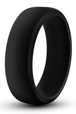 Черное эрекционное кольцо Silicone Go Pro Cock Ring