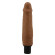 Коричневый вибратор с эффектом скользящей кожи Waldorf - 21,5 см. Коричневый вибратор с эффектом скользящей кожи Waldorf - 21,5 см.