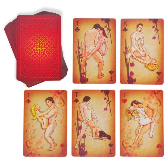 Сувенирные игральные карты  Камасутра 