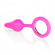 Розовая анальная пробка Booty Call Booty Tickler - 9,5 см.