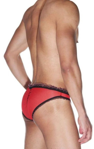 Мужские трусы-слипы с рюшами Мужские трусы-слипы с рюшами