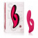 Двойной красный вибратор Silhouette S15 - 20 см.