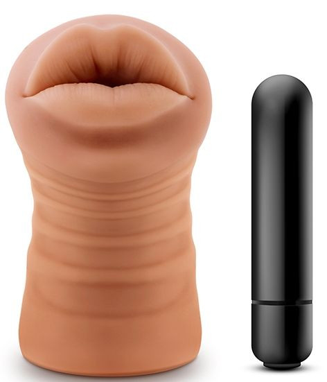 Кофейный мастурбатор-ротик Isabella Кофейный мастурбатор-ротик Isabella