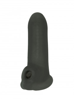 Черный фаллоудлинитель Striker - 13,5 см.