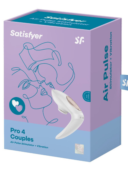 Вибро-вакуумно-волновой стимулятор для пар Satisfyer Pro 4 Couples Вибро-вакуумно-волновой стимулятор для пар Satisfyer Pro 4 Couples