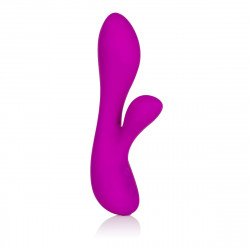 Перезаряжаемый фиолетовый вибромассажер Vr3 - 16,5 см.