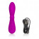 Перезаряжаемый фиолетовый вибромассажер Vr3 - 16,5 см.