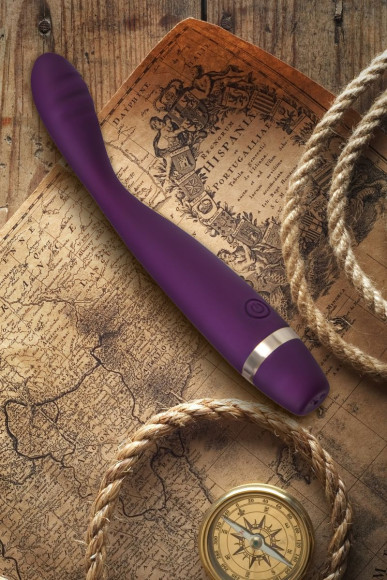 Фиолетовый стимулятор G-точки G-Hunter - 18,5 см. Фиолетовый стимулятор G-точки G-Hunter - 18,5 см.