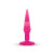 Розовая анальная втулка среднего размера JAMMY JELLY ANAL MEDIUM PLUG PINK - 14 см.