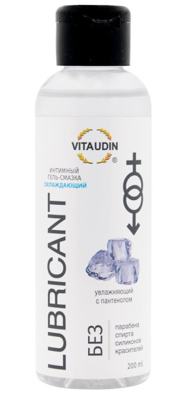 Охлаждающий интимный гель-смазка на водной основе VITA UDIN - 200 мл. Охлаждающий интимный гель-смазка на водной основе VITA UDIN - 200 мл.