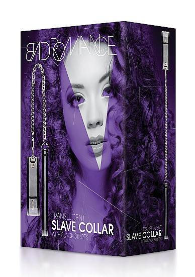 Черно-белый поводок с ошейником