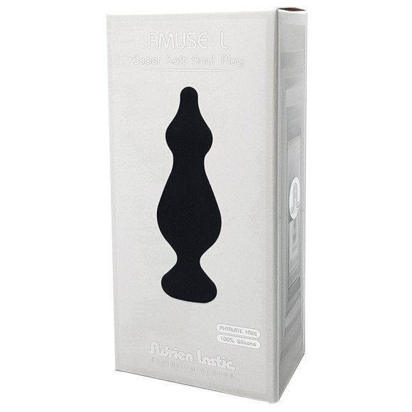 Черная анальная втулка Amuse L - 13,8 см. Черная анальная втулка Amuse L - 13,8 см.