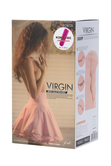Мастурбатор-вагина Virgin с вибрацией Мастурбатор-вагина Virgin с вибрацией