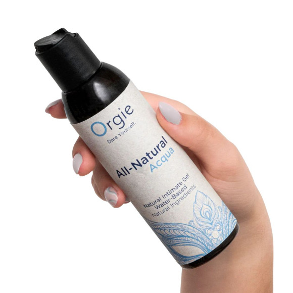 Интимный гель на водной основе Orgie All-Natural Acqua - 150 мл. Интимный гель на водной основе Orgie All-Natural Acqua - 150 мл.