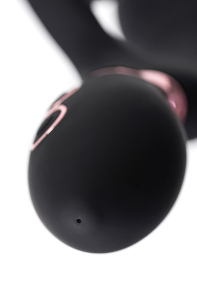 Черный вибратор Avalanche с «танцующим» клиторальным стимулятором - 20,5 см. Черный вибратор Avalanche с «танцующим» клиторальным стимулятором - 20,5 см.