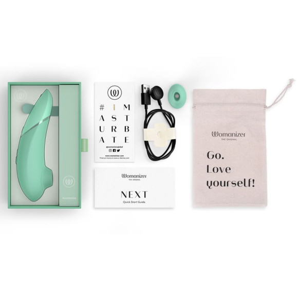 Зеленый бесконтактный клиторальный стимулятор Womanizer Next Зеленый бесконтактный клиторальный стимулятор Womanizer Next