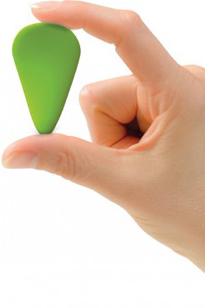 Зеленый перезаряжаемый вибромассажер Spirit by Leaf