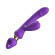 Фиолетовый вибратор-кролик с вакуумной стимуляцией клитора - 24,6 см. Фиолетовый вибратор-кролик с вакуумной стимуляцией клитора - 24,6 см.