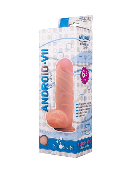 Фаллоимитатор на присоске ANDROID VII - 19,5 см. Фаллоимитатор на присоске ANDROID VII - 19,5 см.